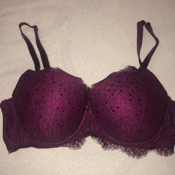 Victoria's Secret Other - Maroon rhinestone bra
